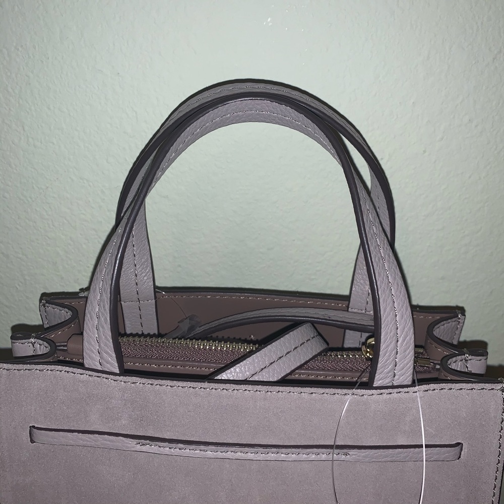 Kate spade mini Hayes soft taupe suede crossbody - Picture 5 of 8